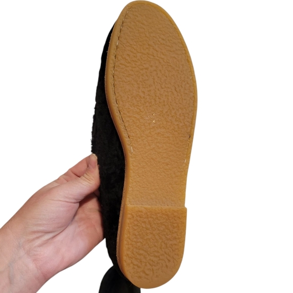 Stuart Weitzman Black Fur Loafers - Picture 7 of 9